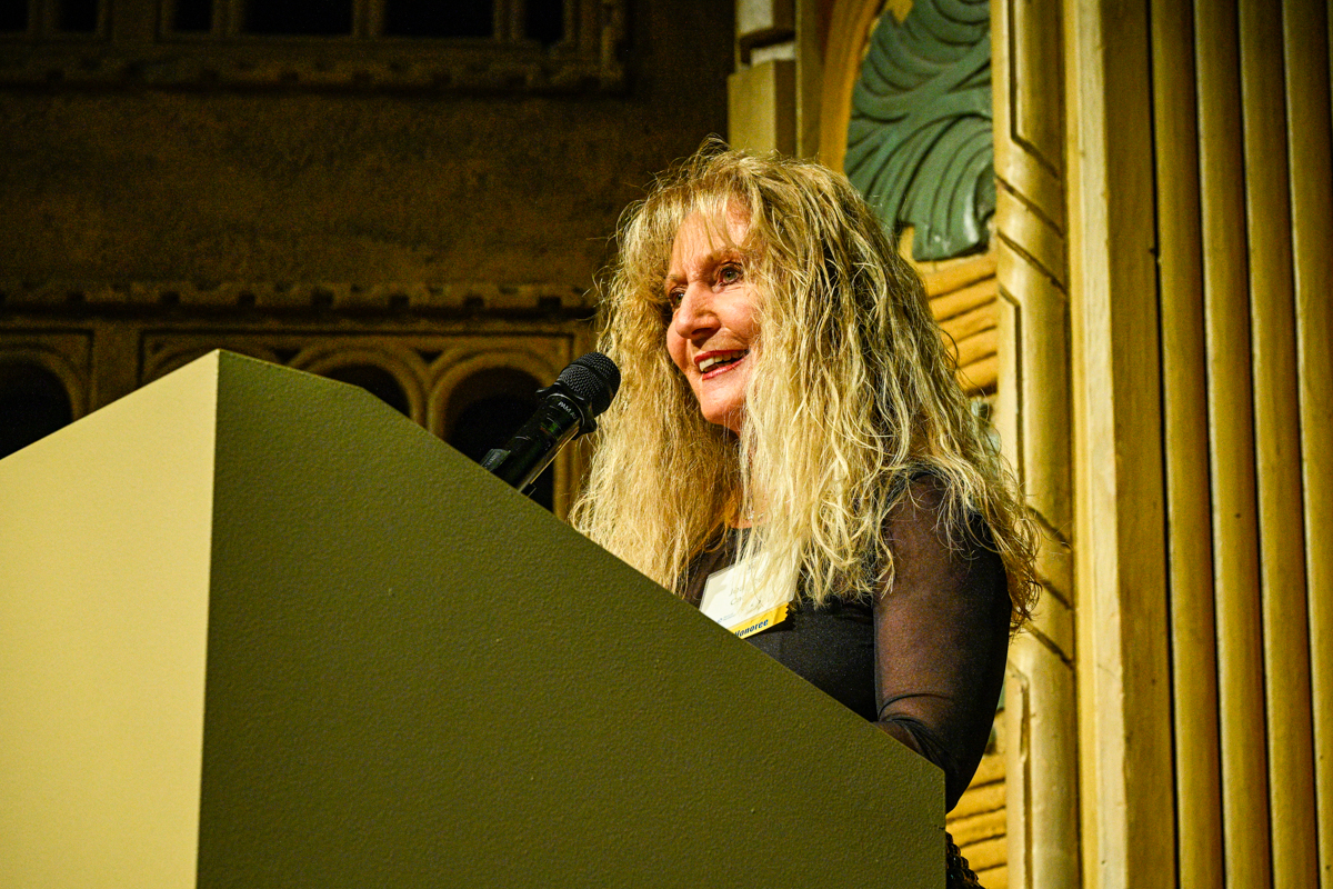 Speaker at the Celebrate Trade gala
